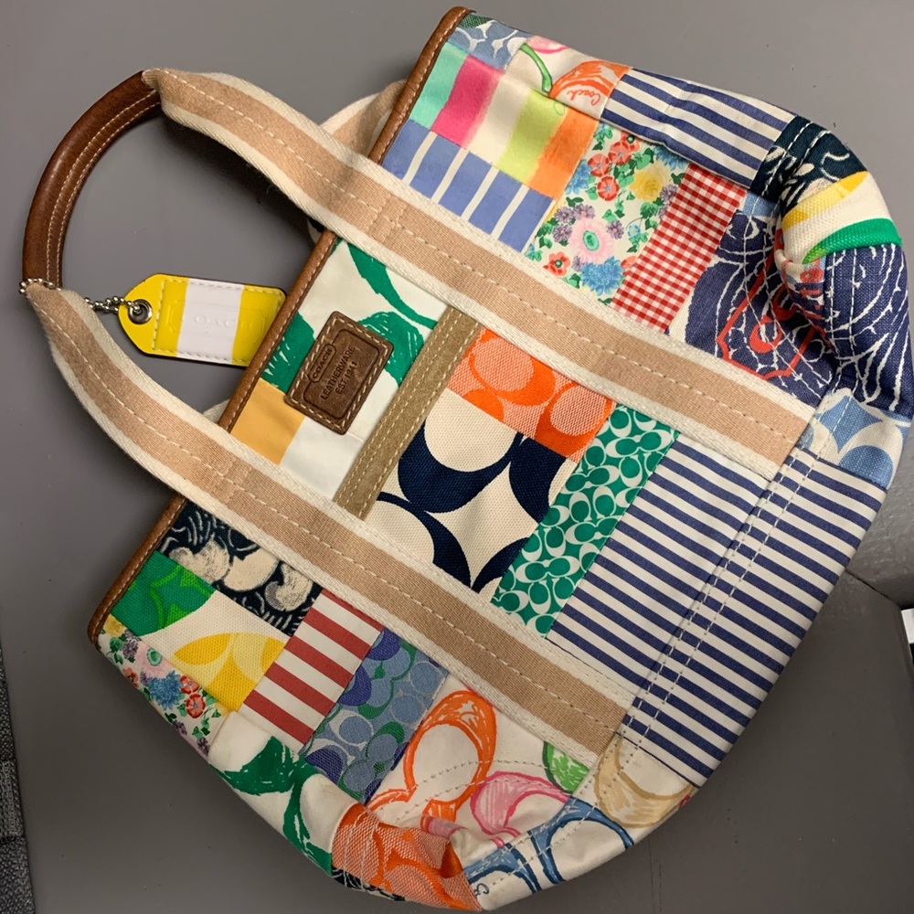 Coach Weekend Patchwork Tote